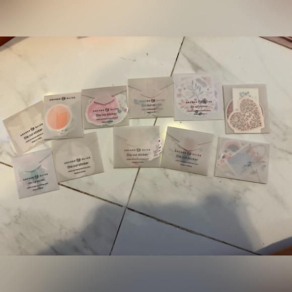 Archer and Olive sticker sheets - Picture 9 of 12